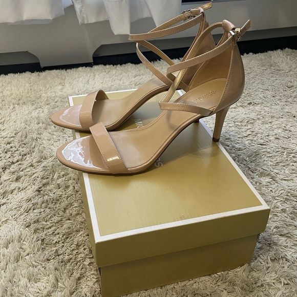 Michael Kors Ava Strappy Sandal Size 10 Blush - Picture 4 of 12